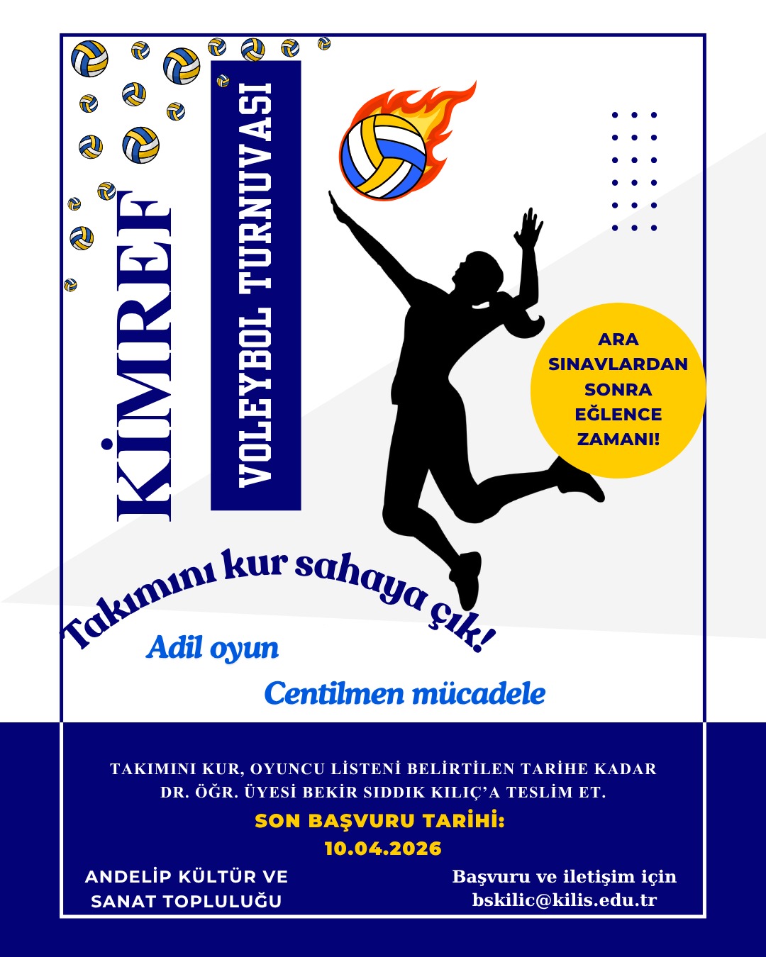 Takımını Kur Sahaya Çık - KİMREF Voleybol Turnuvası